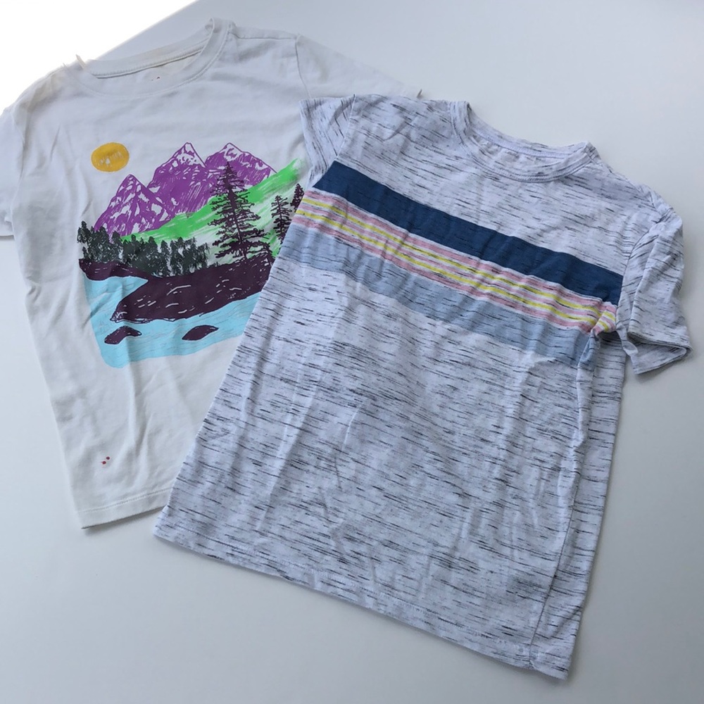 Cat & Jack Boys Lot of 2 SS Tee’s